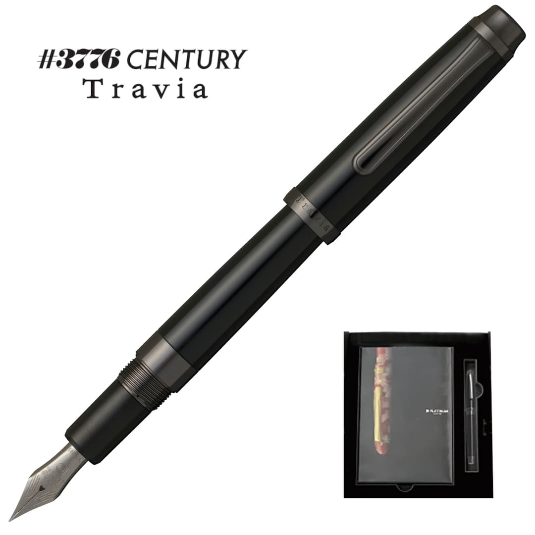 Platinum Pen #3776 CENTURY Travia Pióro Wieczne + książka