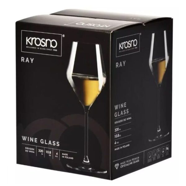 Kieliszki do wina Krosno Ray 360 ml - obrazek 4